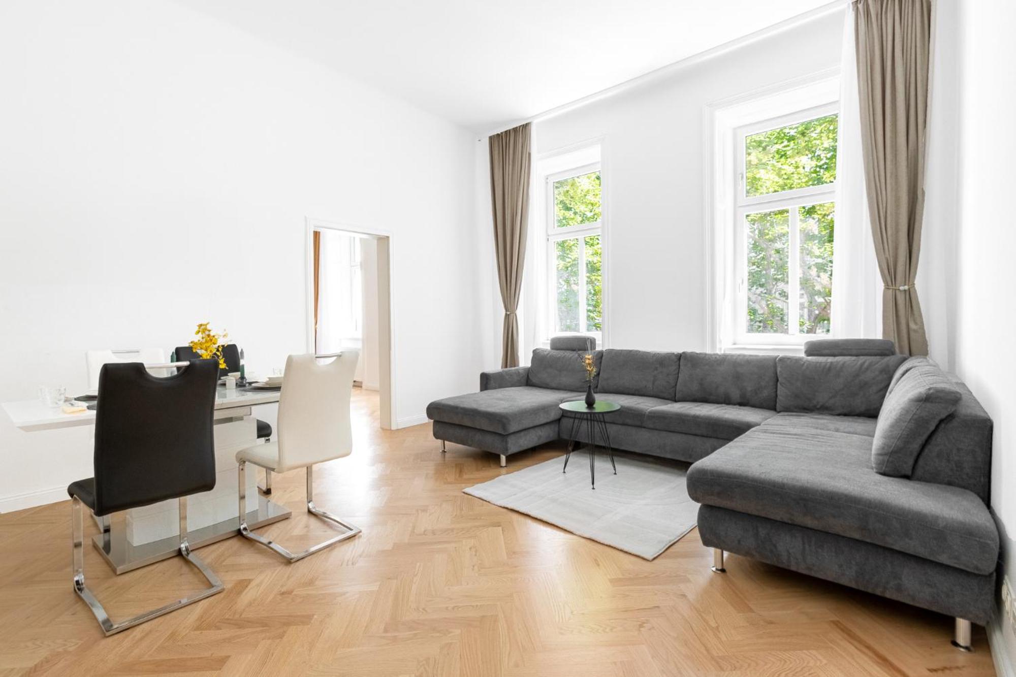 Stilvolle 2 Zimmer Apartment Im Wiener Altbaustil Nahe Donaukanal Luaran gambar