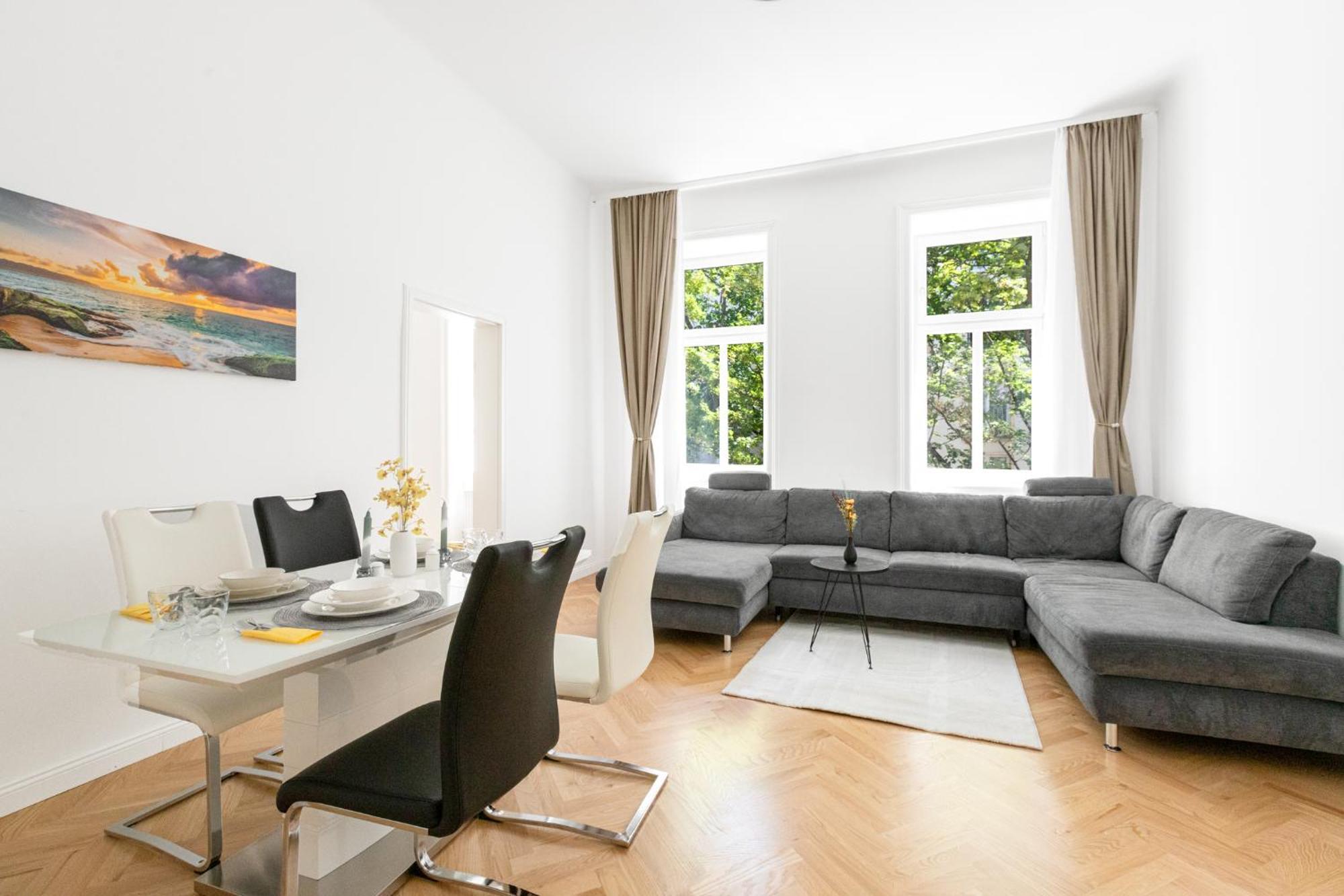 Stilvolle 2 Zimmer Apartment Im Wiener Altbaustil Nahe Donaukanal Luaran gambar